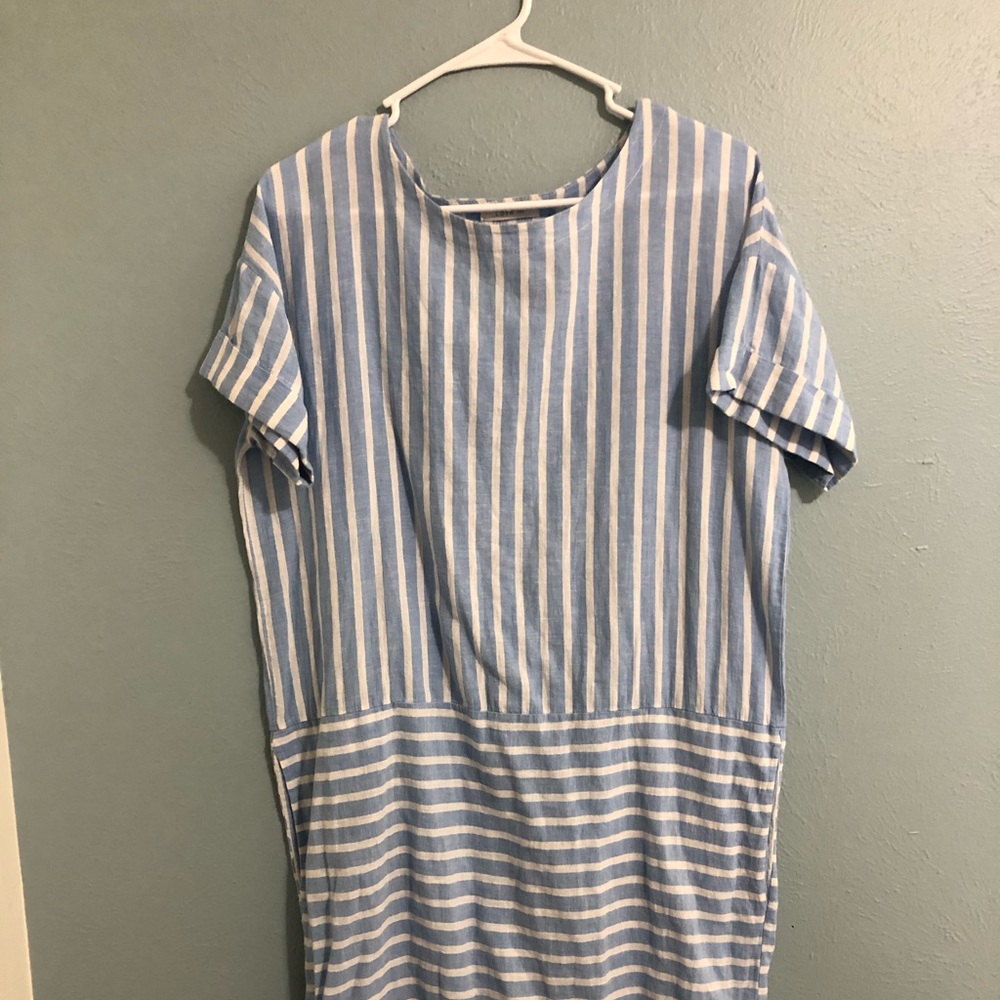 Boutique Striped Shift Dress